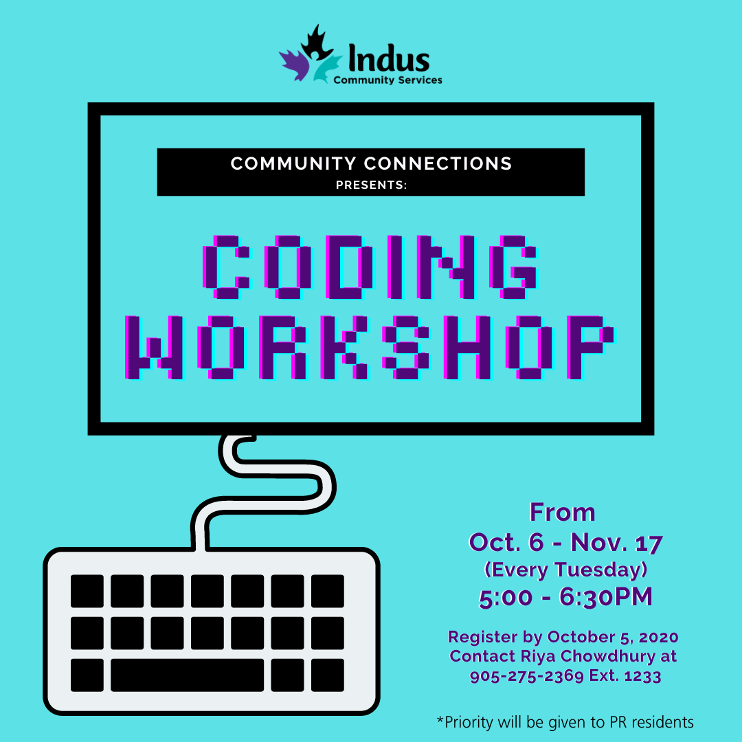 Indus_Helps's tweet image. Do you wanna make Tuesdays a lot more exciting for you and your kids? Indus is hosting a #codingworkshop for kids ages 10-13 where they can learn the basics of #softwareprogramming through #Python. Register by October 5 and begin shaping our social world
#indus #indushelps