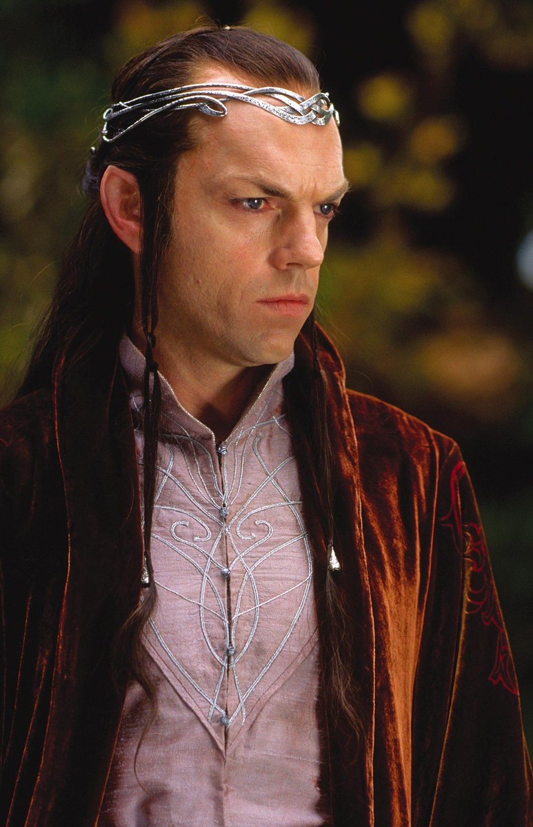 Elrond: doesn’t leave Rivendell, so he seems it unnecessary