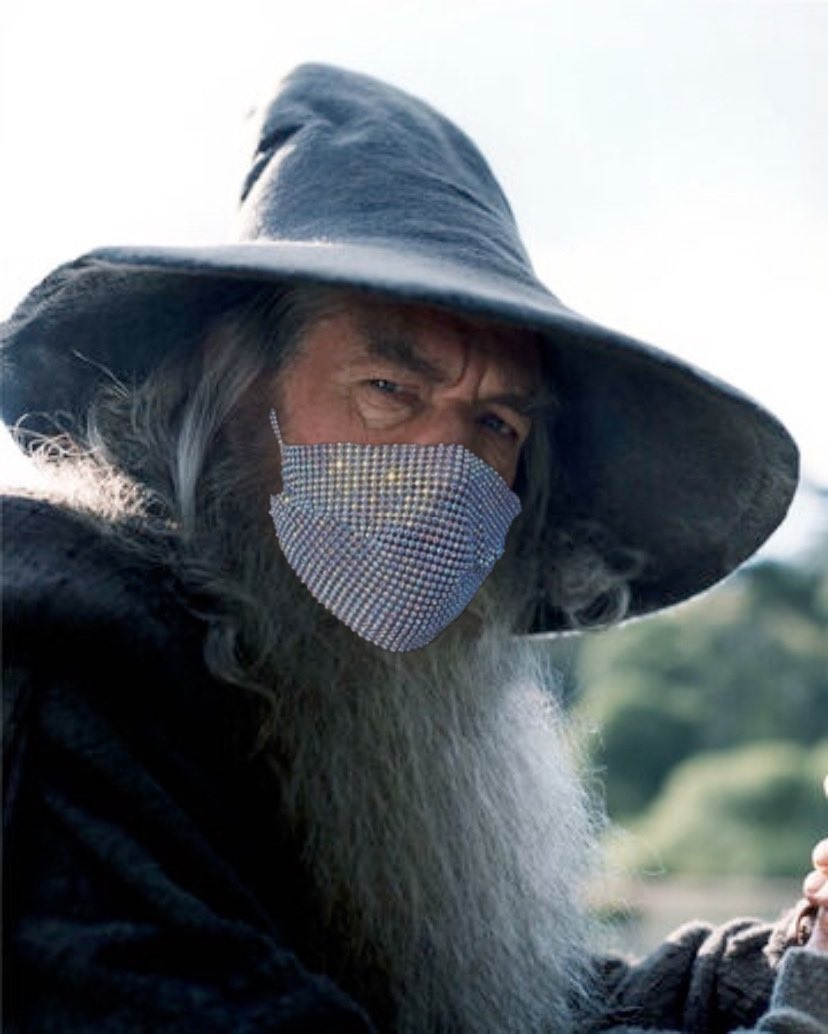 Gandalf the Grey: yes, only it it was silverGandalf the White: doesn’t care enough too