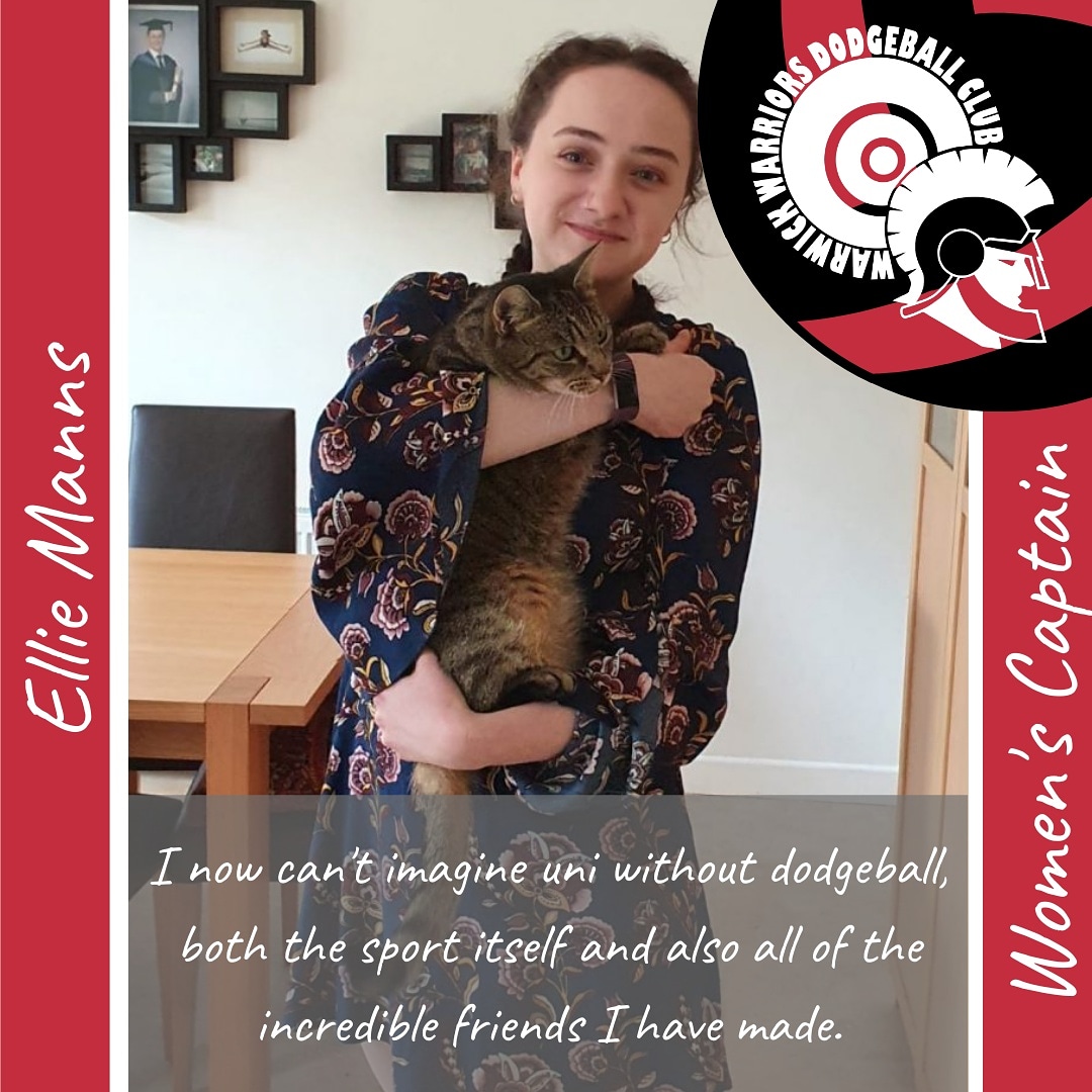 Finally in our Meet the Exec series is our Women's Captain Ellie! -
"Hello! I'm Ellie and I'm the women's captain this year. It's an amazing sport to try for the 1st time as everyone starts off as a beginner, so sign up to one of our taster sessions and see for yourself!"