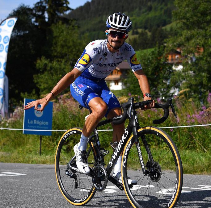 Last week twitter was calling Alaphilippe a hero... makes a mistake today, suddenly everyone turns on him and he’s a villain. Already seen people calling the world champion a clown. The guy is still a legend and so good for the sport