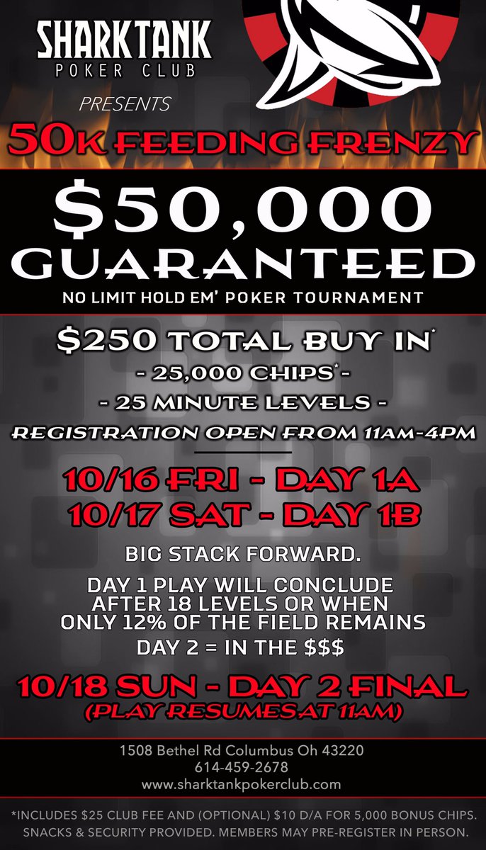 ******$50K GUARANTEED!******
October 16th-18th!