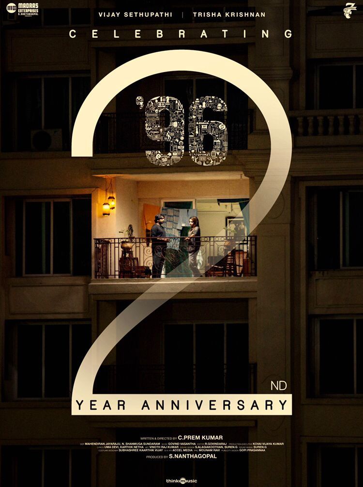 akshayamani12's tweet photo. One of the best evergreen classical (Only Pure Love) movie of Tamil cinema #96TheMovie #2YearsofClassic96 #2YearsofRamJaanu romantic bgm thanks to @govind_vasantha still #Ram and #Jaanu character live some of hearts @7screenstudio @VijaySethuOffl @trishtrashers #PremKumar 🖤 https://t.co/KmRRRw9BUQ