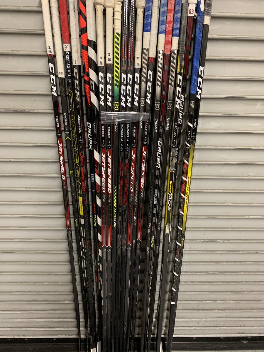 requip_d's tweet photo. These full game used twigs from the #nhlbubble will be added to the auction for our #friends @americanspecialhockey stay tuned for details #hockeylife #hockeyisforeveryone #hockeygivesback #grateful #upcycle #nolandfill #nhlgreen #hockeymom #payitforward https://t.co/TpR8nkwvVr