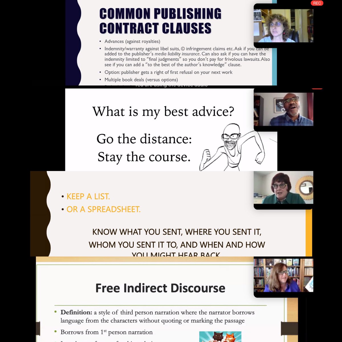 SCBWIHouston's tweet image. We are LOVING this AM’s #SCBWIhou20 virtual sessions with our esteemed faculty. 

@Devas_T 
@KLGoing 
@Jacqui_Lipton 
@PatZMiller