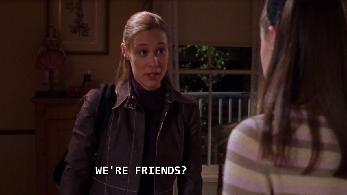 rory and paris moving from enemies to friends truly the love story of the 2000s  #gilmoregirls