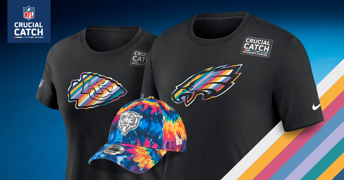 Official NFL Shop on X: 'Worn on field starting this week and throughout  October, the official @NFL Crucial Catch Collection! Shop this year's  apparel and headwear:   / X