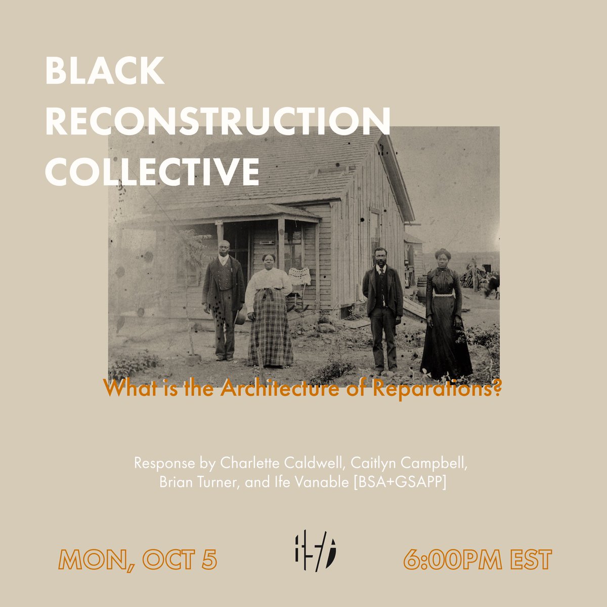 Black Student Alliance at Columbia GSAPP (@bsa_gsapp) on Twitter photo Join us tomorrow for our first webinar of the semester:
βππππ₯ ππ€ π₯ππ πΈπ£ππππ₯πππ₯π¦π£π π π βππ‘ππ£ππ₯ππ ππ€?β presented by the Black Reconstruction Collective, followed by response from BSA+GSAPP.
TO REGISTER: arch.columbia.edu/events/1995-bl⦠Join us tomorrow for our first webinar of the semester:
βππππ₯ ππ€ π₯ππ πΈπ£ππππ₯πππ₯π¦π£π π π βππ‘ππ£ππ₯ππ ππ€?β presented by the Black Reconstruction Collective, followed by response from BSA+GSAPP.
TO REGISTER: arch.columbia.edu/events/1995-blβ¦