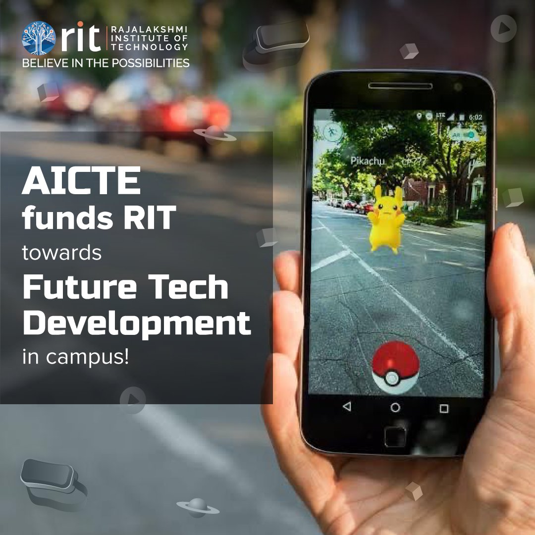 rit_chennai's tweet photo. Prof. Lalitha and team of the CSE department have successfully secured record setting funding from AICTE towards Augmented Reality (AR) and Virtual Reality (VR) infrastructure development in our campus.
#RIT #AICTE #ProjectFunds #AR #VR #Technology #CSE #FutureTechnology https://t.co/TMB28RzRGT