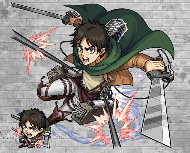 Attack On Titan Wiki Monster Strike X Attack On Titan Collaboration Announced T Co Npbvrtbfxj Here Are The Character Illustrations T Co B8fmecppgt