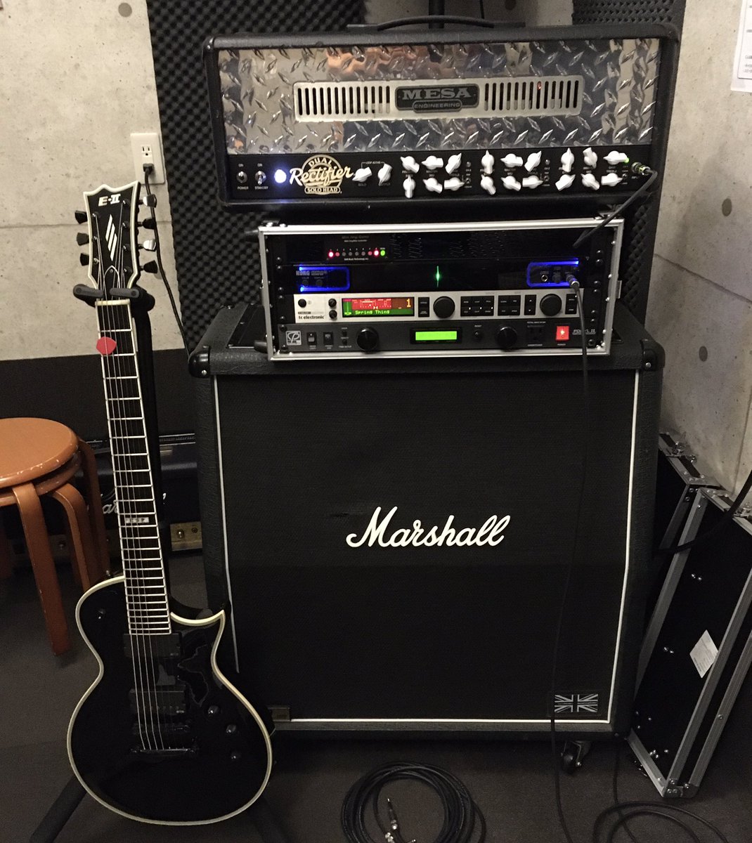 Gt_akina07's tweet photo. ヂゴクのスタジオ練習なう
#Spit_Core https://t.co/YMozHmtIBh