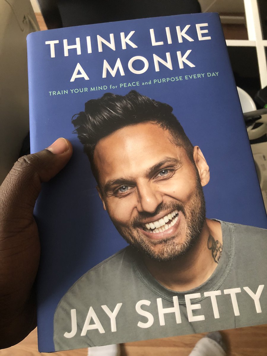jeanlegardy's tweet photo. “Think Like A Monk” se liv sa mwen ap li pou jounen an.
#JLGbook #Book #JLGreading https://t.co/4m849K6ydV
