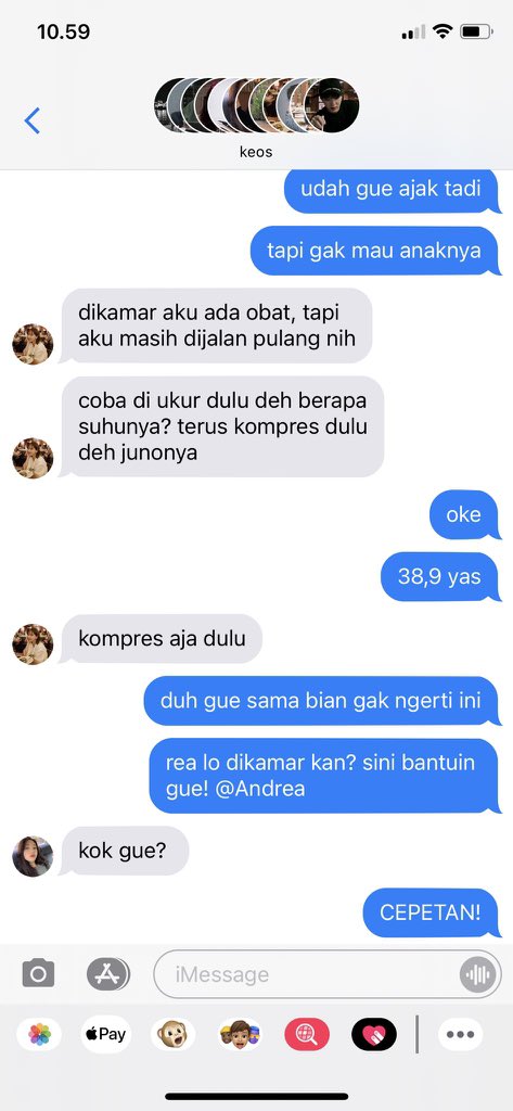 Lah kenapa Rea?