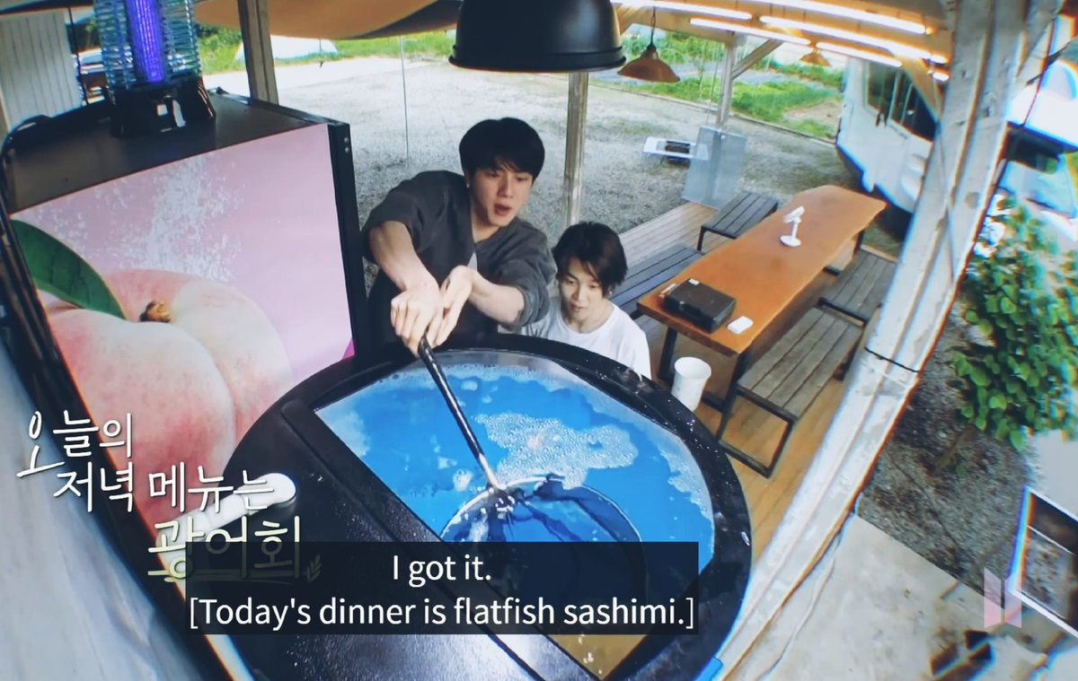 Meanwhile the only fish he caught so easily;;;