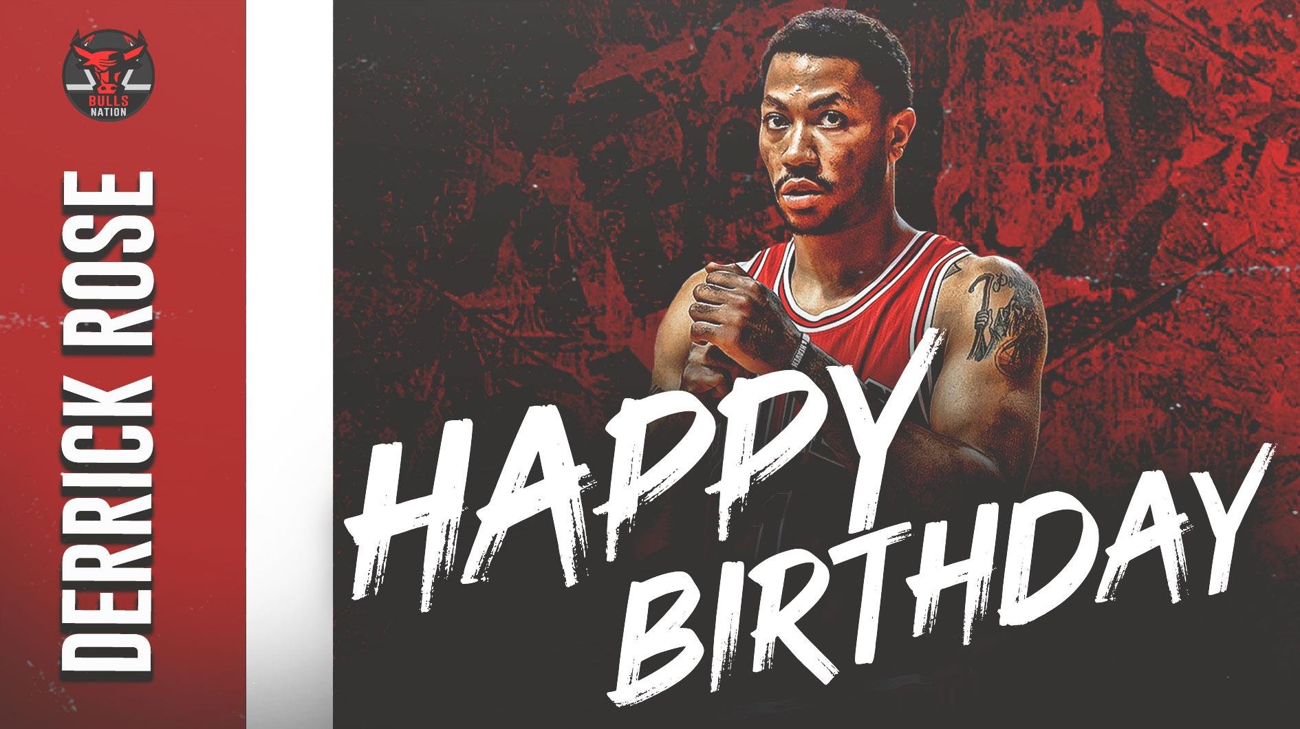 Join Bulls Nation in wishing Derrick Rose a happy 32nd birthday! 