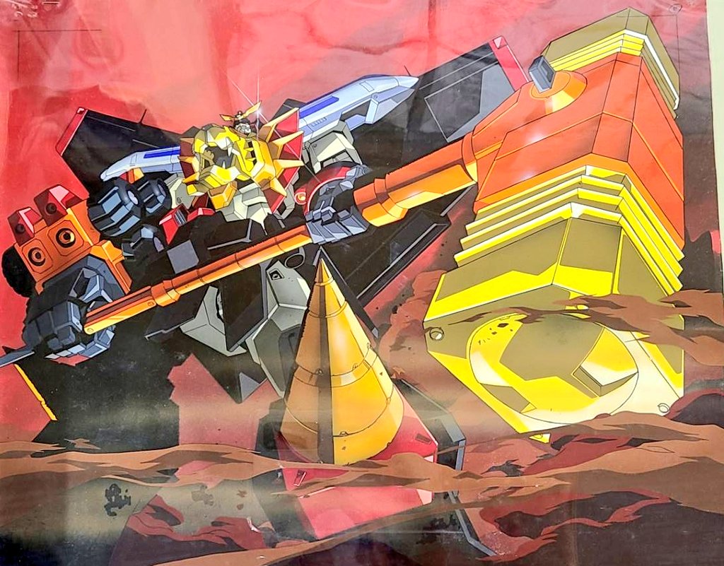 mecha robot no humans solo weapon holding glowing  illustration images