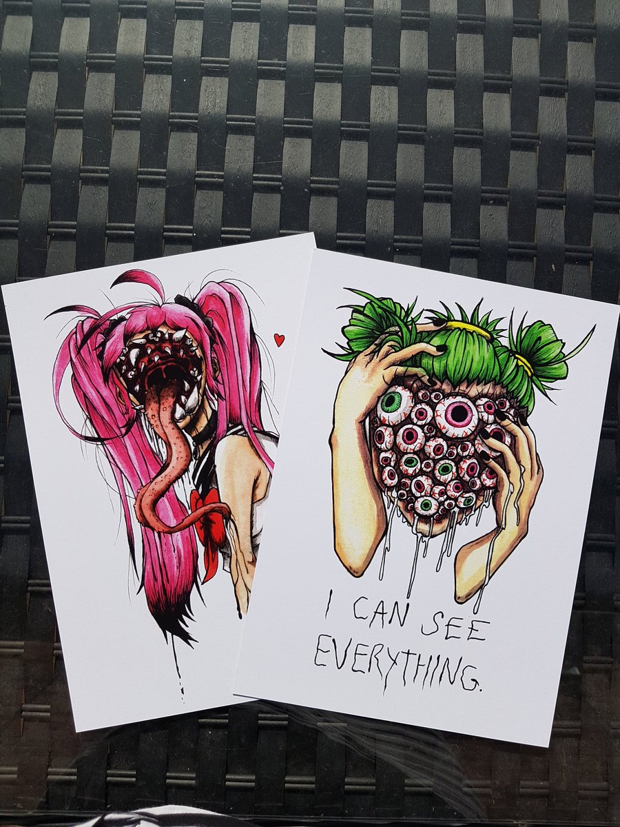 Abbey_Mck's tweet image. Hi im Abbey!

I love bright colours, weird creepy subjects, anime and videogame subjects and even cute stuff too! 

SHOP:
👁 UK prints: curlyhorns.bigcartel.com
👁 US prints: inprnt.com/gallery/curlyh…

👁 KO-FI: ko-fi.com/curlyhorns1

👁 COMMISSIONS
www-abbeymckeown@live.co.uk