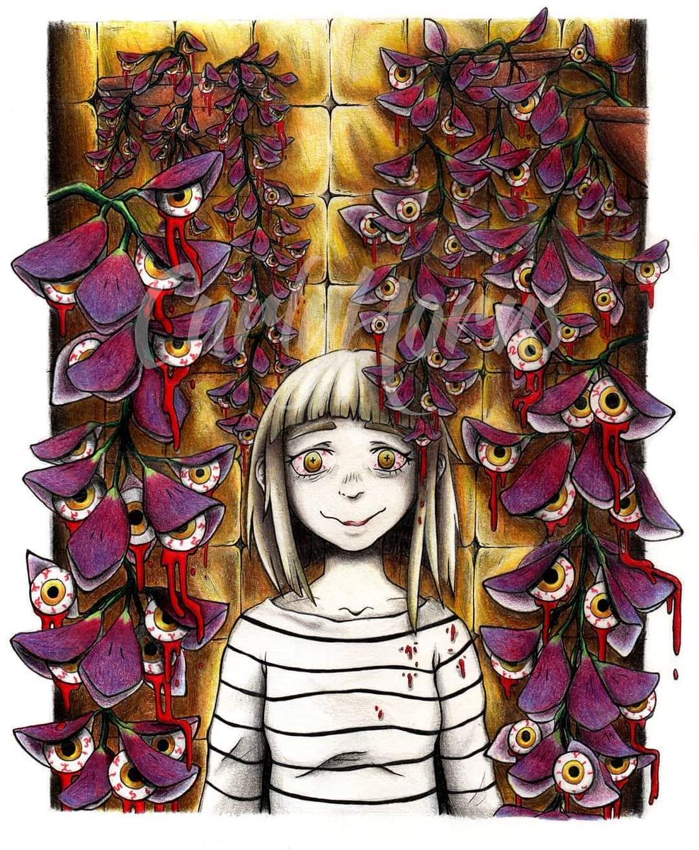 Abbey_Mck's tweet image. Hi im Abbey!

I love bright colours, weird creepy subjects, anime and videogame subjects and even cute stuff too! 

SHOP:
👁 UK prints: curlyhorns.bigcartel.com
👁 US prints: inprnt.com/gallery/curlyh…

👁 KO-FI: ko-fi.com/curlyhorns1

👁 COMMISSIONS
www-abbeymckeown@live.co.uk