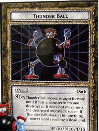 Day 58: "Thunder Ball"This one was from the dungeon dice monsters episodes. I've only just found out that this was actually a dice monsters exclusive so that makes my cards truly unique.