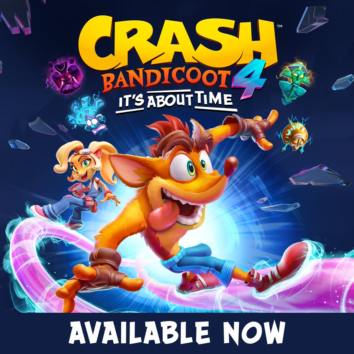 Everyone's favorite marsupial is back in CRASH BANDICOOT 4: IT'S ABOUT TIME

Own CRASH BANDICOOT 4: IT'S ABOUT TIME now on PlayStation 4 and Xbox One!

#CrashBandicoot4 #CrashBandicoot
