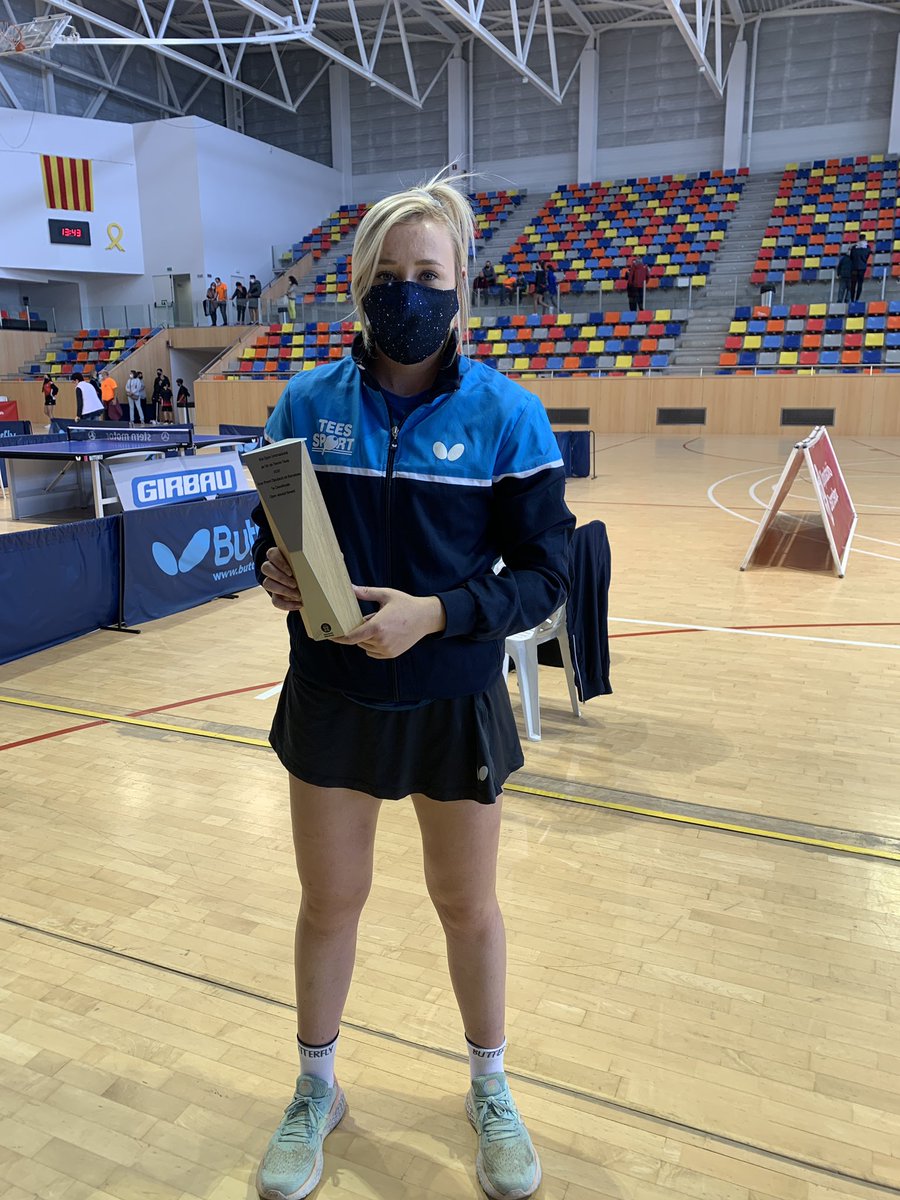 charlcareytt's tweet photo. First tournament in 8 months! Very happy to get the win @Vic_tennistaula! So strange being back in competition and definitely difficult in the early rounds, but I managed to win 3-1 against Rachel Moret in the final! It’s good to be back! @walesTT @TeesSport 😷💪🏼🏓 https://t.co/IdQGtH4JY8