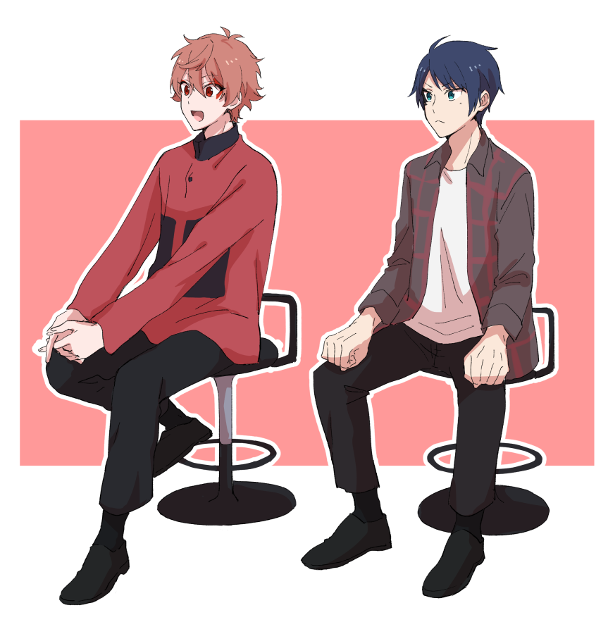 二人の中の人の座り方がなんか二人に合うというかぽくてかわいかったらくがき そーたのイラスト 二人の中の人の座り方がなんか二人に合うというかぽくてかわいかったらくがき そーたのイラスト
