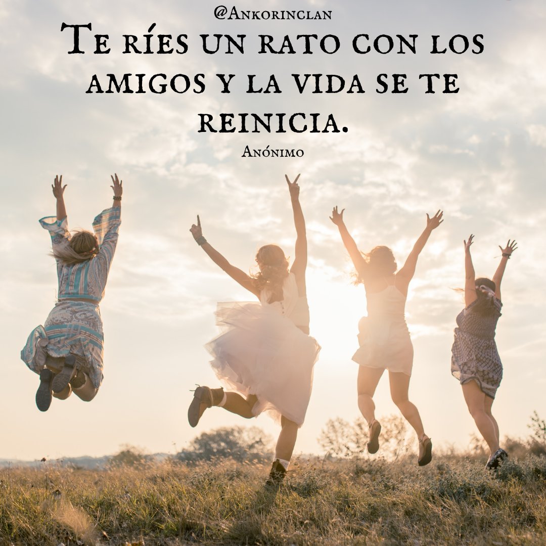 ankorinclan's tweet photo. Te ríes un rato con los amigos y la vida se te reinicia. https://t.co/9Tyo5LGYgm