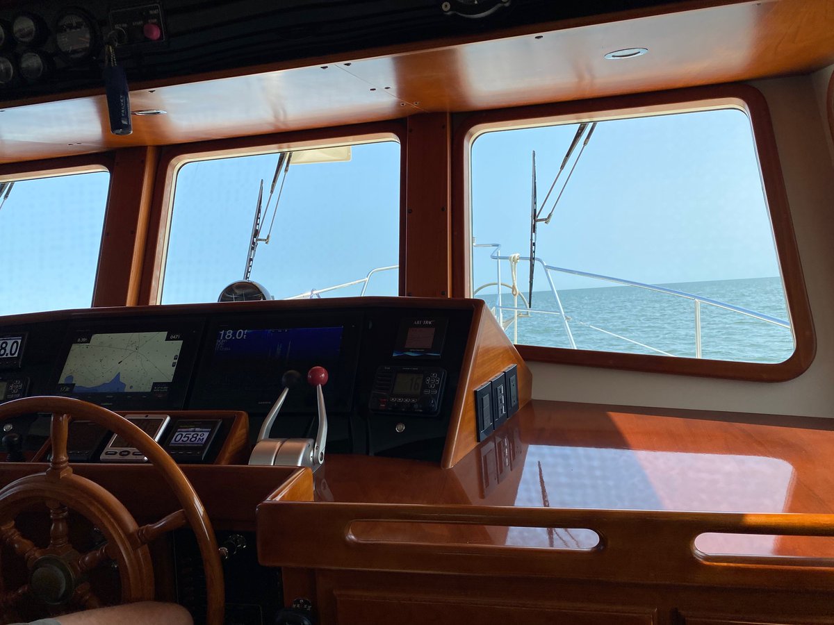 DBYard's tweet image. Seatrials onboard a Kadey Krogen.