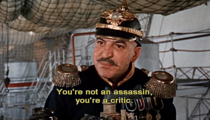 #TheAssassinationBureau 1969 A worldwide cabal of gentlemen assassins are tasked to assassinate their own leader. Tongue-in-cheek period fun & games with almost unbearably charismatic turns from #DianaRigg & #OliverReed. Sterling support from #TellySavalas.