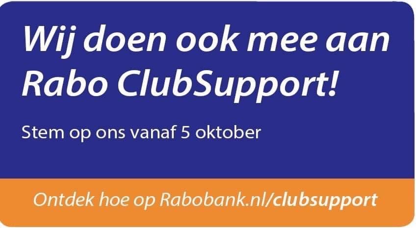 Rabobank Clubsupport. 
Mogen we dit jaar ook weer op u rekenen met uw stem op Stichting Wandelen in Westerwolde?