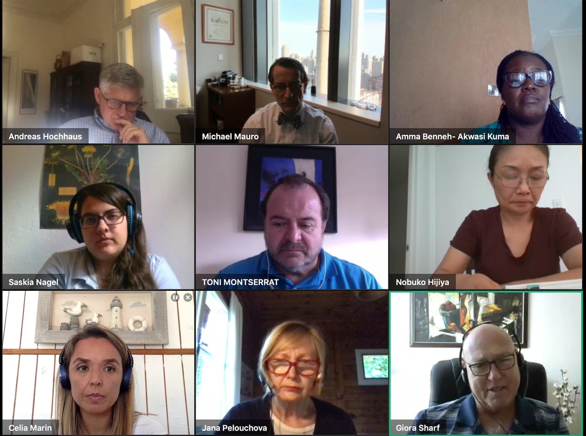 CMRancel's tweet photo. @cmlnet @AndreasHochhaus @mjmauroMD @GioraSharf @LMC_PACIENTES @ESHaematology Learning from the #CML experts!
Amazing discussion: "Understanding and analyzing ELN recommendations"
#TFR management, #CML #patients goals, expectations, #clinicaltrials, #COVID19 impact on monitoring...
Thanks! #ESHCML2020 @ESHaematology https://t.co/kH3HQfomQX