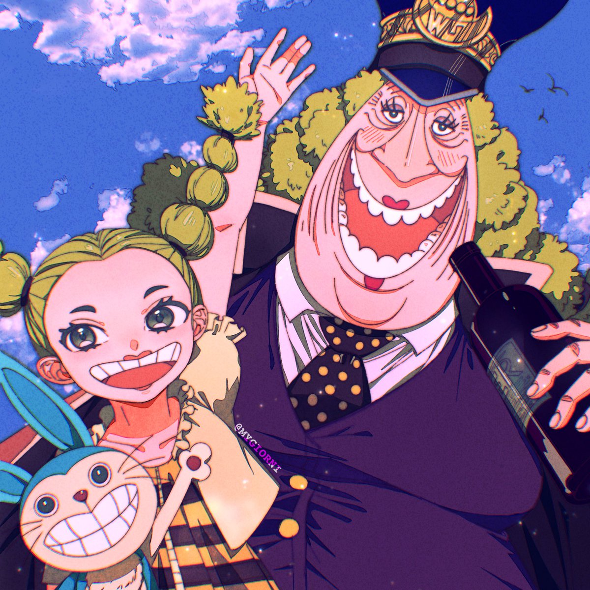 one piece side blog — ruskaina: Granny Kokoro is living her best life