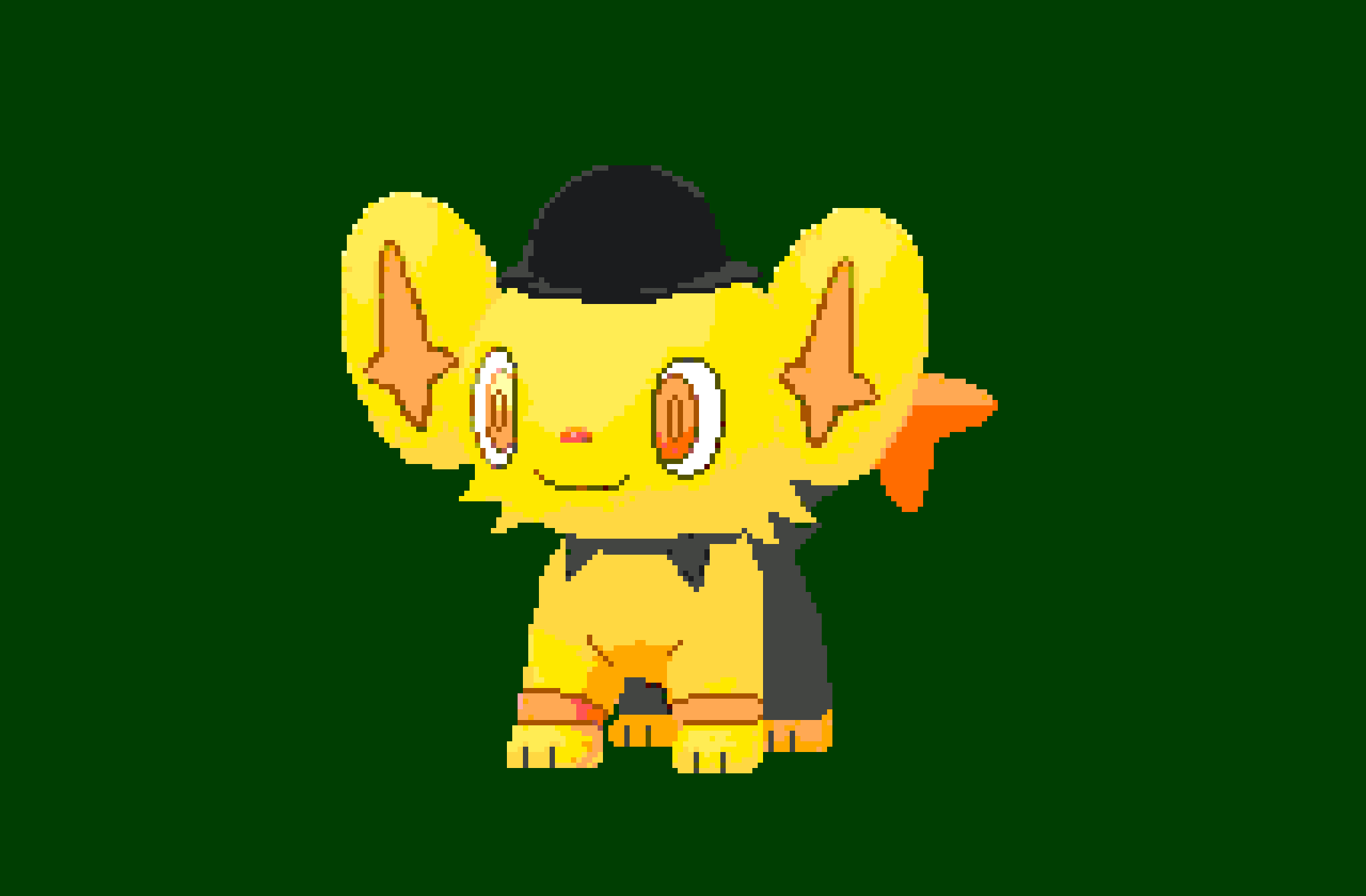 Garyo ガリョウ ポケgo願掛けドット絵師 私自身は欲してないので どのくらい需要があるかは分かりませんが せっかく描いたので載せておきますね 色違い帽子コリンク いいねorrtで御利益あるかもよ 色違い 帽子 コリンク シルク