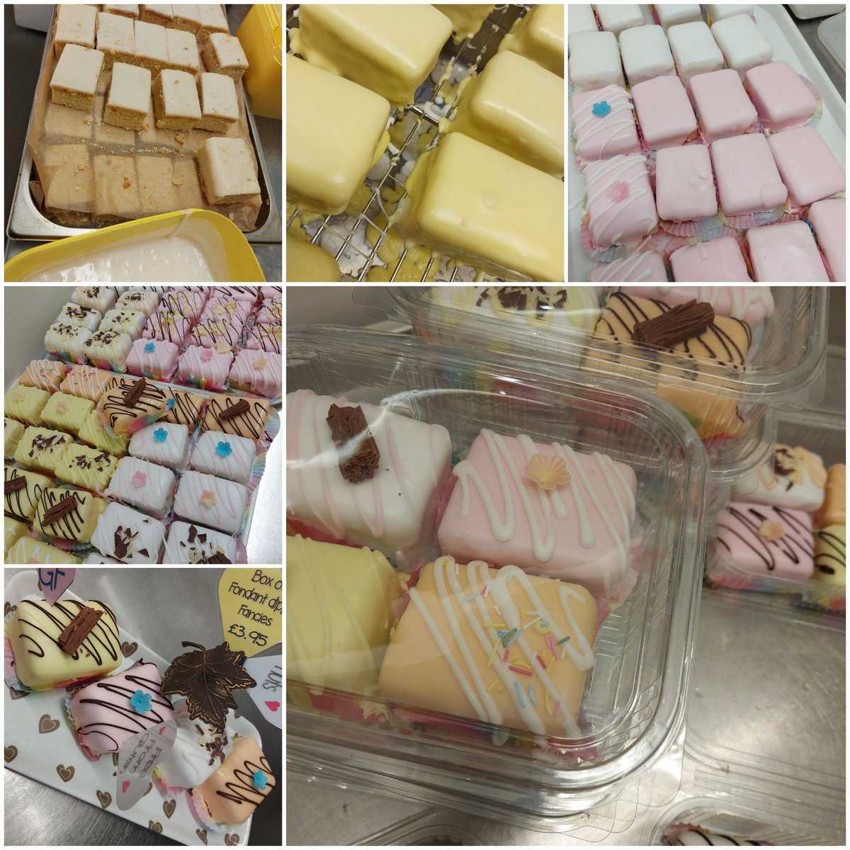 Happy Sunday everyone...
Time for Cake Anyone x <a href="/AtTheTavernn/">Marsh Mill Tavern</a> 
"Fondant Dipped Fancies "
free from Gluten... eat in or #Cakeaway 🍰
<a href="/JosephHolt1849/">Joseph Holt Brewery</a> <a href="/BAKO_NW/">BAKO North Western</a> <a href="/DawnFoodsUK/">Dawn Foods UK</a> @LaShackGifts @CSMBakerySols @MarshMillFriend