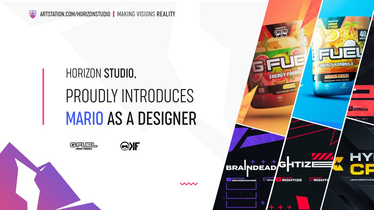 HorizonStudio_'s tweet photo. Everybody welcome @MarioTGraphics as a designer to Horizon!

#MakingVisionsReality https://t.co/QNZABAV9U6