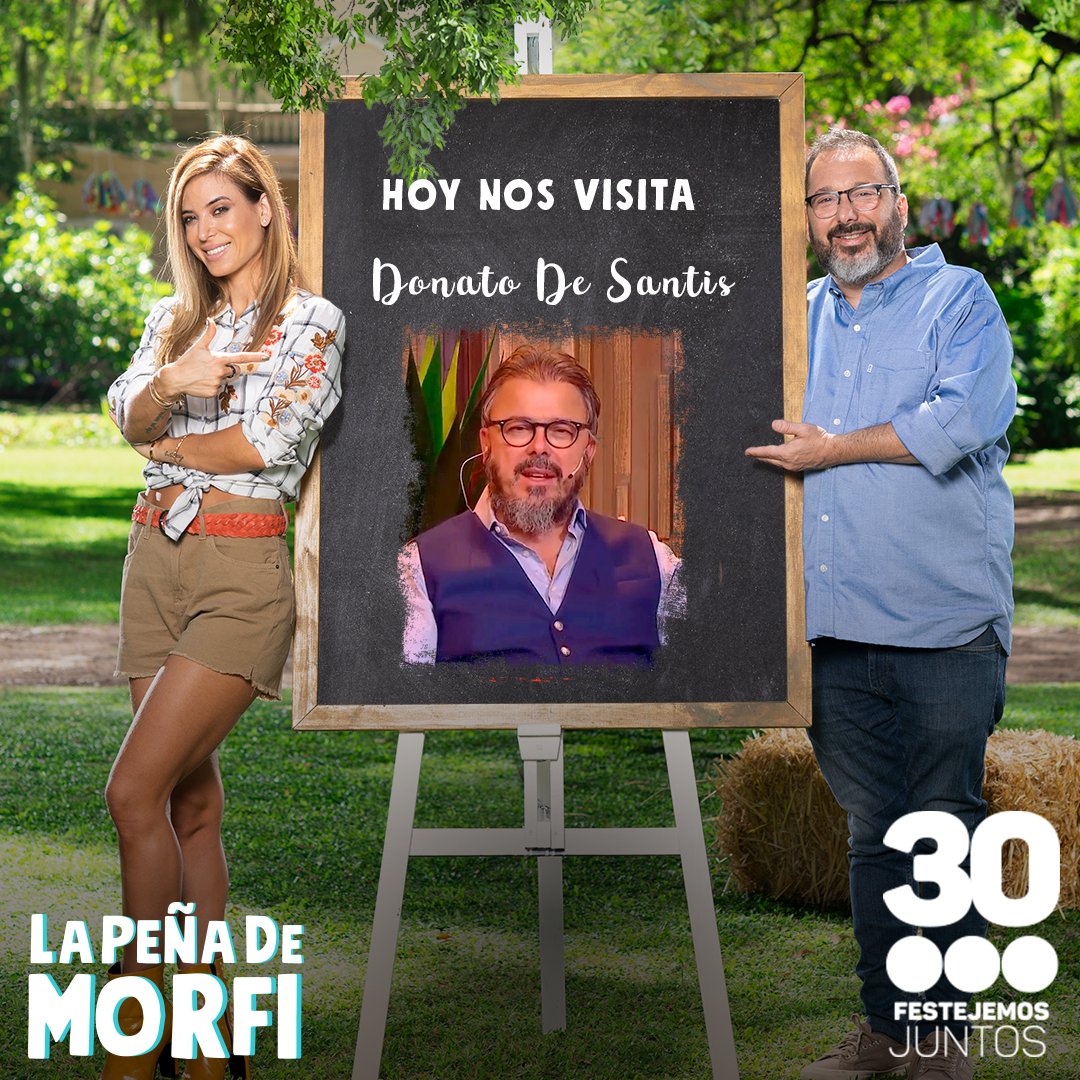 PoneleShow's tweet photo. #LaPeñaDeMorfi hoy junto a @gerardorozin y @jescirio estaran @mirandaenvivo @valerialynch @FlorPazOficial y @Donatodesantis https://t.co/OJ8JOcNnBP