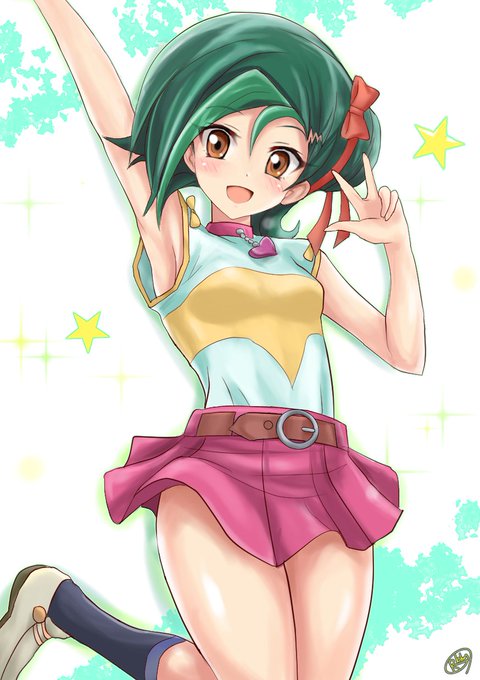 遊戯王ゼアル,観月小鳥ちゃん。
リンクス追加記念!ミニスカ!脇ッ!! 