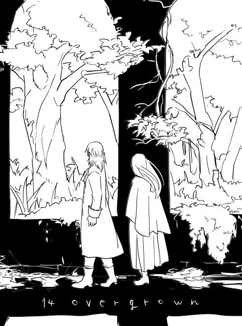 10月!去年のinktoberから1年経ったって本当?!漫画ばかり描いてたけど、こうして見ると1年で上達したかな…? 