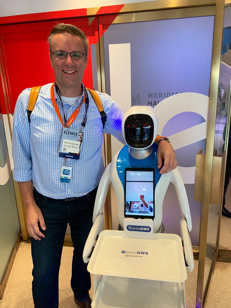 DrRickH's tweet photo. Good morning #robocon2020 hackersโmake it a great day ๐๐ผ
...Re-imagining customer service with #servicerobots in #healthcare, #Hospitality, #education, etc.
With @GBCollege, @TD_Canada, @CMMcgowan @GlobalDWS
Be part of the revolution: https://t.co/3CS3RuqqTl https://t.co/AWSUOljOwY