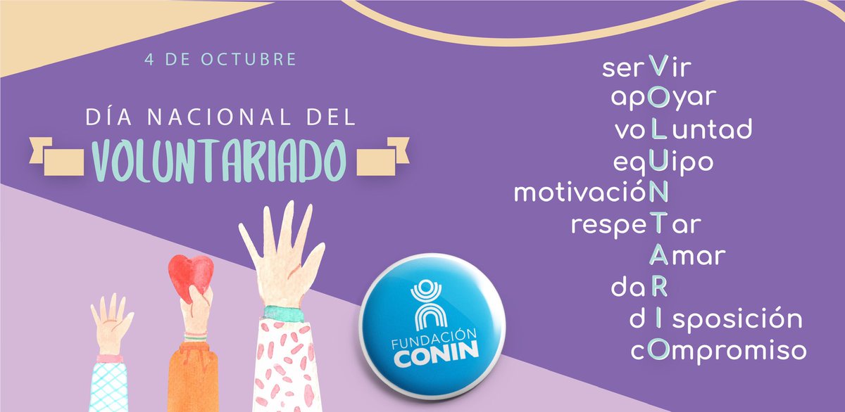 conin_argentina's tweet photo. 🖐¡Feliz Día del Voluntariado!

           sᴇʀⓋɪʀ
             ᴀᴘⓄʏᴀʀ
             ᴠᴏⓁᴜɴᴛᴀᴅ
             ᴇǫⓊɪᴘᴏ
ᴍᴏᴛɪᴠᴀᴄɪᴏⓃ
       ʀᴇsᴘᴇⓉᴀʀ
                 Ⓐᴍᴏʀ
             ᴅᴀⓇ
               ᴅⒾsᴘᴏsɪᴄɪᴏ́ɴ
               ᴄⓄᴍᴘʀᴏᴍɪsᴏ https://t.co/QNBg9j0AQ2
