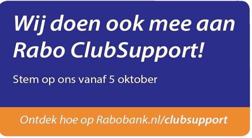 Rabobank Clubsupport. 
Mogen we dit jaar ook weer op u rekenen met uw stem op Stichting Wandelen in Westerwolde?