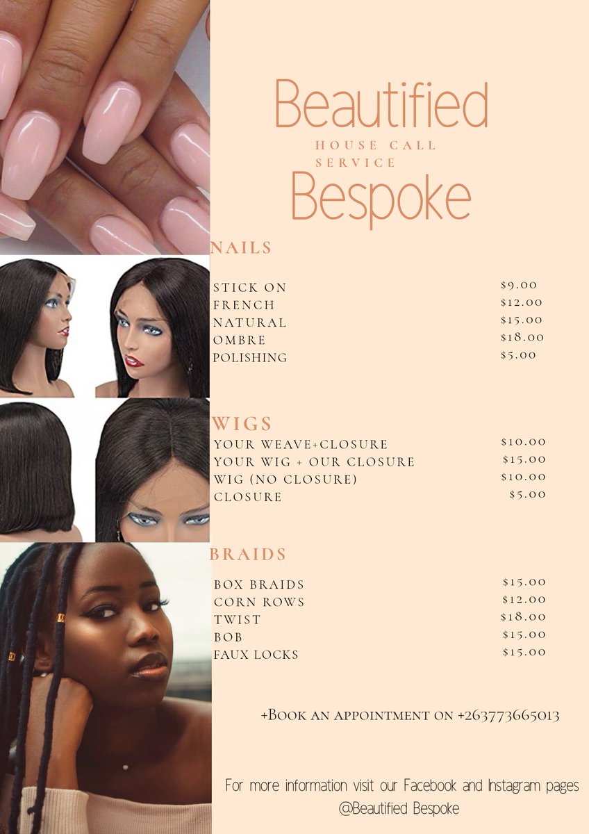 Beauty_BeSpoke1's tweet photo. Say goodbye to parking hassles and noisy environments and say hello to bespoke beauty therapy #redmarketsunday presents to you a Premium service at modest prices...Book an appointment today. https://t.co/BV9Q0wq1yQ