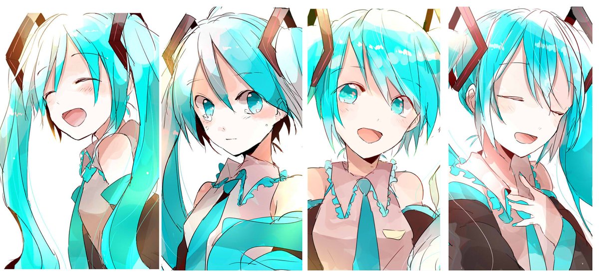 初音ミク 「さっきの過去絵でした! 」|sakiのイラスト