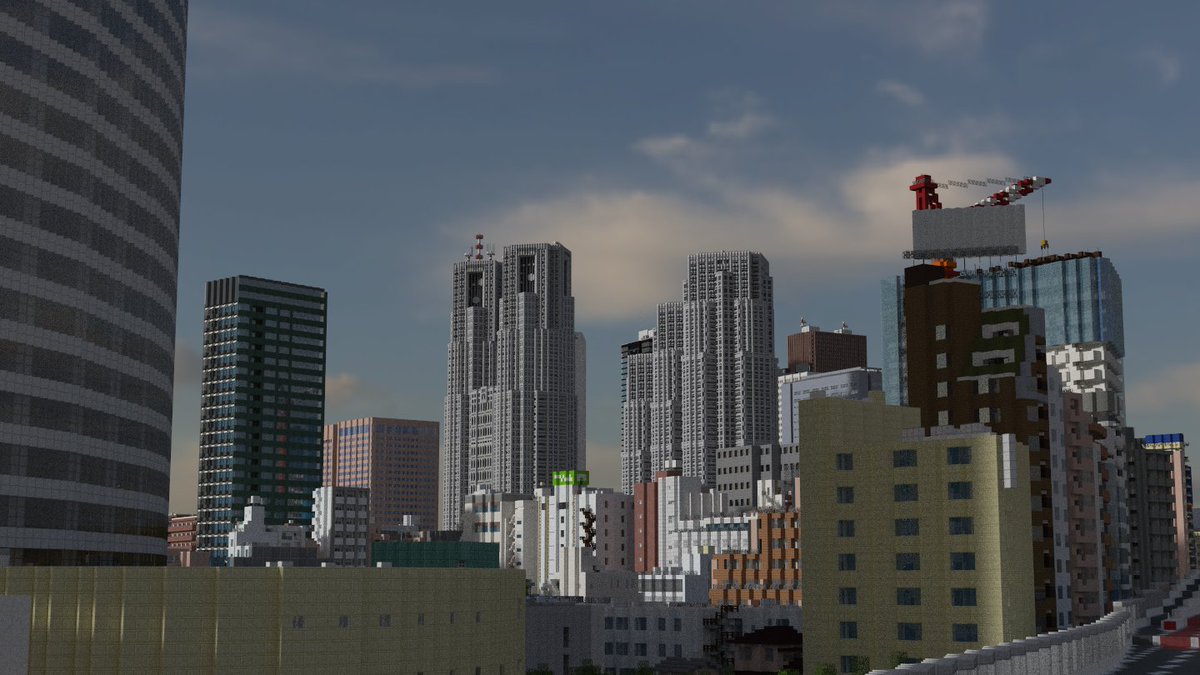 西新宿再現サーバー Minecraft Peach Man 2525 Twitter