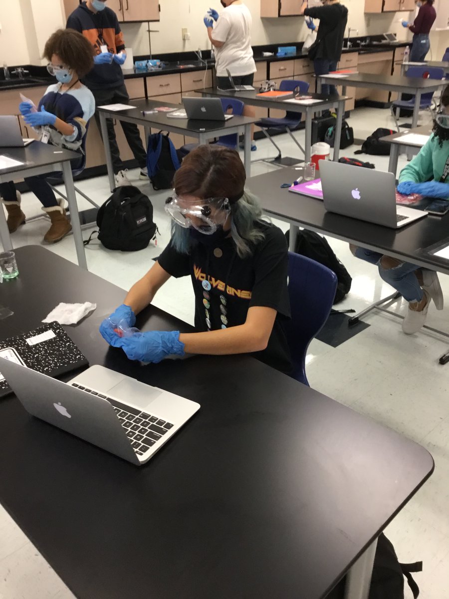 bethanykshields's tweet photo. Can't extract animal DNA this year (spitting is not really COVID-friendly) but we can still extract plant DNA! #MISDProud #go2panthers #PantherCTE #TexasPLTW #π𧬠https://t.co/DrNjXKr56M
