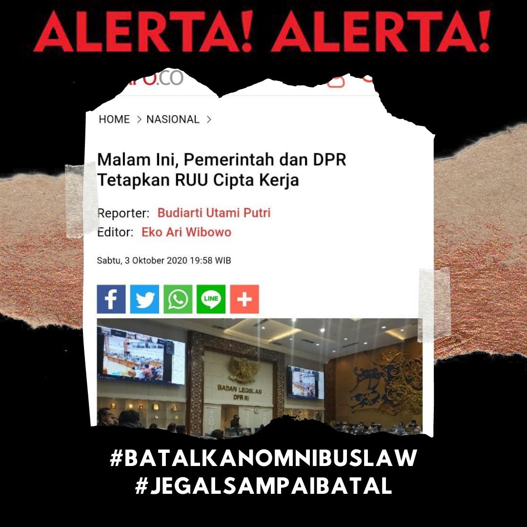 pipit2307's tweet photo. Untuk undang - undang yang tidak melindungi dan memihak rakyat 

#TolakOmnibusLaw #TolakOmnibusLaw #TolakOmnibusLaw #TolakOmnibusLaw #TolakOmnibusLaw #JegalSampaiGagal #JEGALSAMPAIBATAL #JegalSampaiGagal 🔥🔥🔥🔥🔥🔥🔥🔥🔥🔥🔥🔥🔥 https://t.co/hBZk1nzFaQ