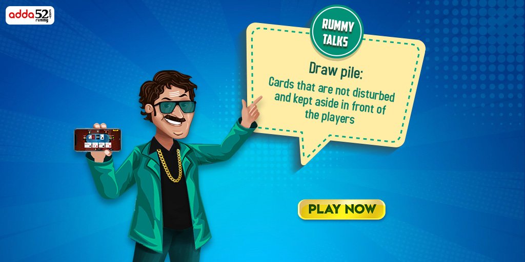 Adda52Rummy's tweet photo. Draw pile samaj liya toh aao aur #Khelobadagame sirf #Adda52rummy par!!
#Rummytalks #RummyAnna #OnlineRummy #RummyGame #Cardgame #wincash #RummySkills #rummyrules https://t.co/EF2QCYf9Fv