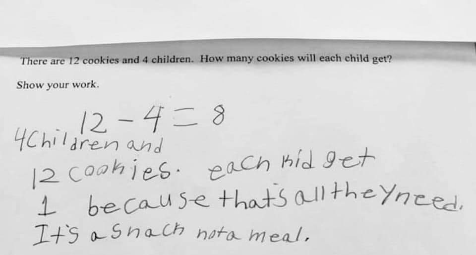 teachergoals's tweet image. This kid's explanation is hilarious! 😂🤣