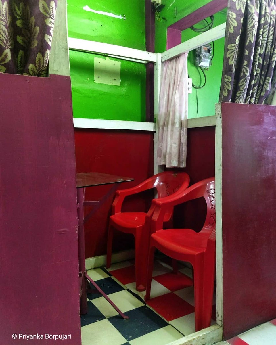 Cafe with curtains = listening to teenage customers.Kokrajhar, Assam.Wise women abound, through their quiet and powerful actions, far from headlines. This cafe run by an elderly woman knows the hungry teen spirit, and provides for it. Amen.On  @outofedenwalk  #EdenWalk in 2019.