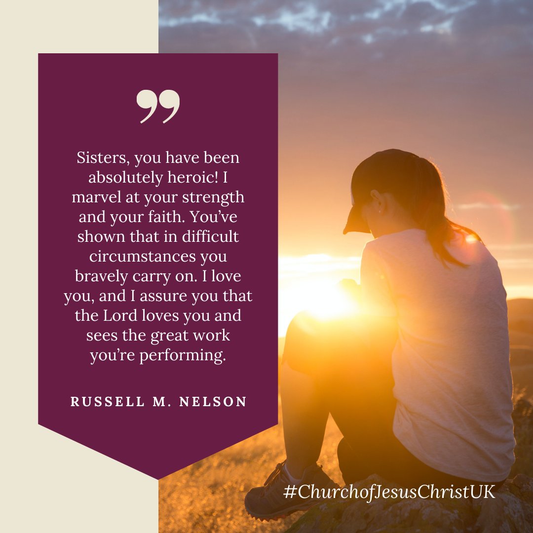 TheChurchNewsUK's tweet photo. "Sisters, you have been absolutely heroic!" - @NelsonRussellM #GeneralConference #womenssession #HearHim https://t.co/rNi2KbNYAa